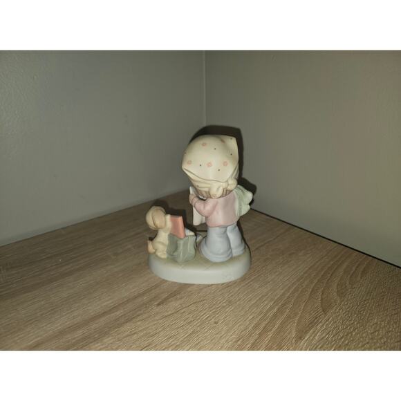 Precious Moments C0025 5" Map A Route Toward Loving Caring Sharing 2004 No Box - Picture 3 of 5